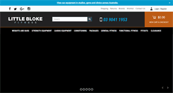 Desktop Screenshot of littleblokefitness.com.au